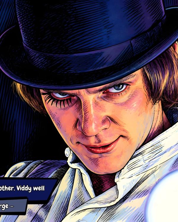 A Clockwork Orange — Comic Strip Canvas