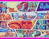 True Romance — Comic Strip Canvas