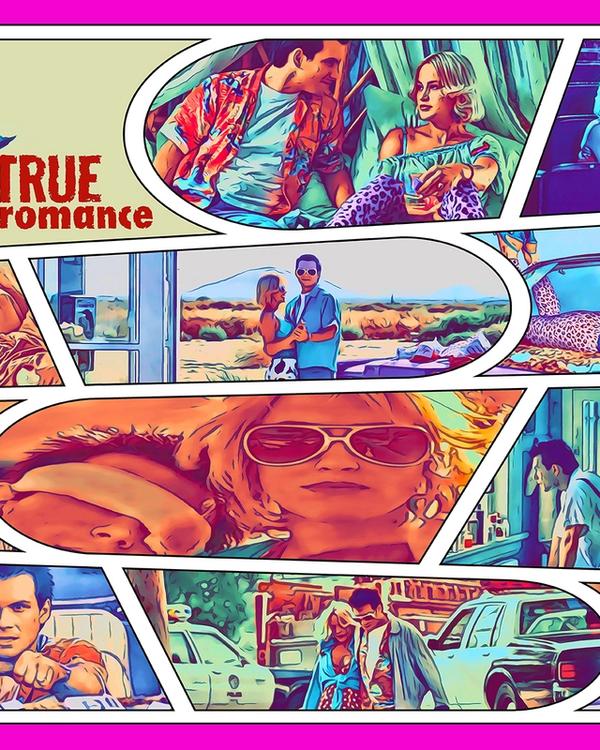 True Romance — Comic Strip Canvas