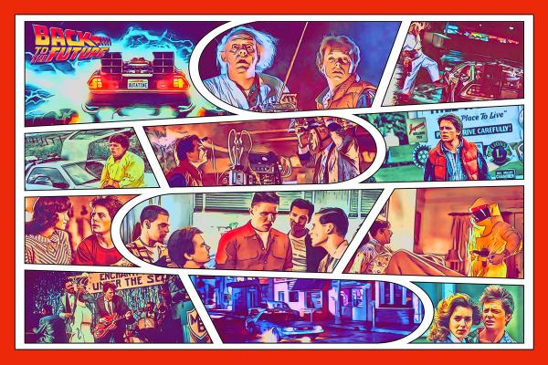 Comic Book Strips artwork 1