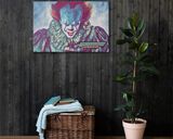 Pennywise lifestyle mockup — Comic Strip Canvas