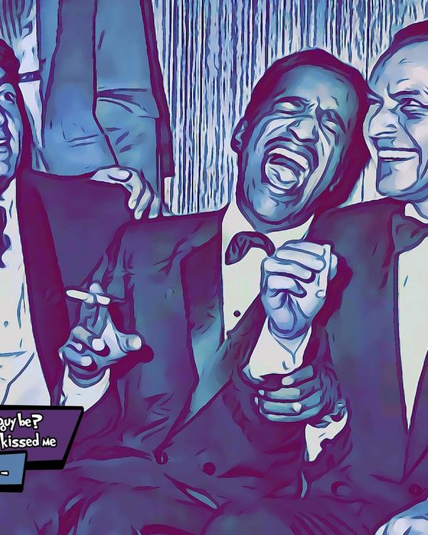 The Rat Pack — Comic Strip Canvas