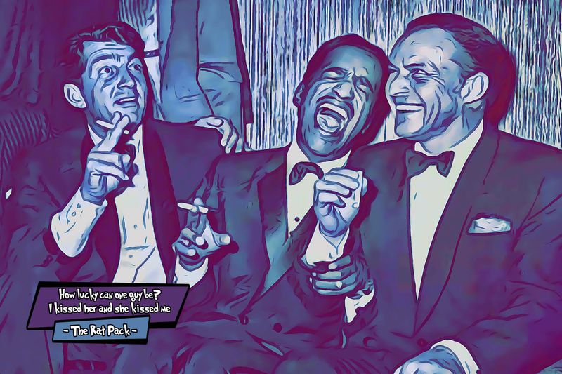 The Rat Pack — Comic Strip Canvas