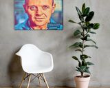 Hannibal Lecter lifestyle mockup — Comic Strip Canvas