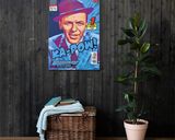 Frank Sinatra lifestyle mockup — Comic Strip Canvas