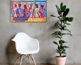 Pink Floyd lifestyle mockup — Comic Strip Canvas