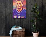 Tom Brady lifestyle mockup — Comic Strip Canvas