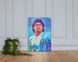 Diego Maradona lifestyle mockup — Comic Strip Canvas