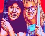 Waynes World — Comic Strip Canvas
