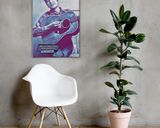 Bob Dylan lifestyle mockup — Comic Strip Canvas