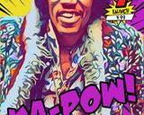 Jimi Hendrix — Comic Strip Canvas
