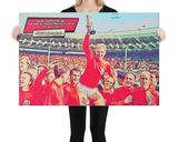 England World Cup 1966 lifestyle mockup — Comic Strip Canvas
