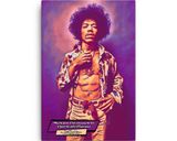 Jimi Hendrix lifestyle mockup — Comic Strip Canvas