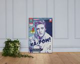 Elvis Presley lifestyle mockup — Comic Strip Canvas