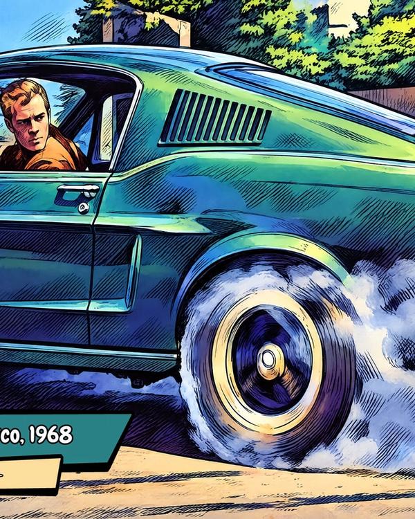 Bullit — Comic Strip Canvas