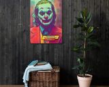 Joker 2019 lifestyle mockup — Comic Strip Canvas