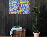 Pele lifestyle mockup — Comic Strip Canvas