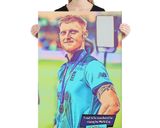 Ben Stokes lifestyle mockup — Comic Strip Canvas