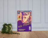 Justin Bieber lifestyle mockup — Comic Strip Canvas