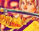 Kill Bill — Comic Strip Canvas