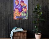 The Monkees lifestyle mockup — Comic Strip Canvas
