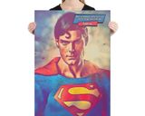 Superman lifestyle mockup — Comic Strip Canvas
