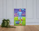 Raheem Sterling lifestyle mockup — Comic Strip Canvas