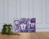 The Stone Roses lifestyle mockup — Comic Strip Canvas
