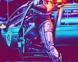 Robocop — Comic Strip Canvas