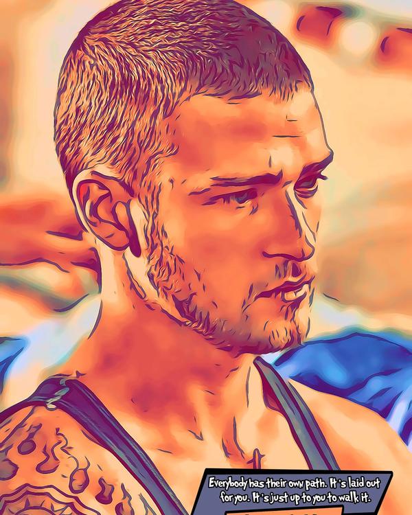 Justin Timberlake — Comic Strip Canvas