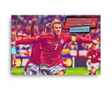 David Beckham lifestyle mockup — Comic Strip Canvas