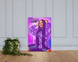 Megan Thee Stallion lifestyle mockup — Comic Strip Canvas