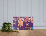 The Sex Pistols lifestyle mockup — Comic Strip Canvas