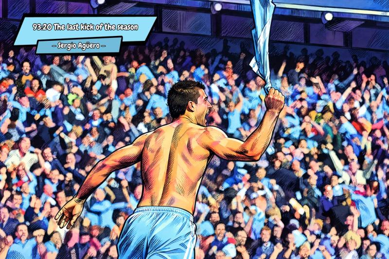 Sergio Aguero — Comic Strip Canvas
