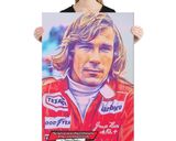 James Hunt lifestyle mockup — Comic Strip Canvas