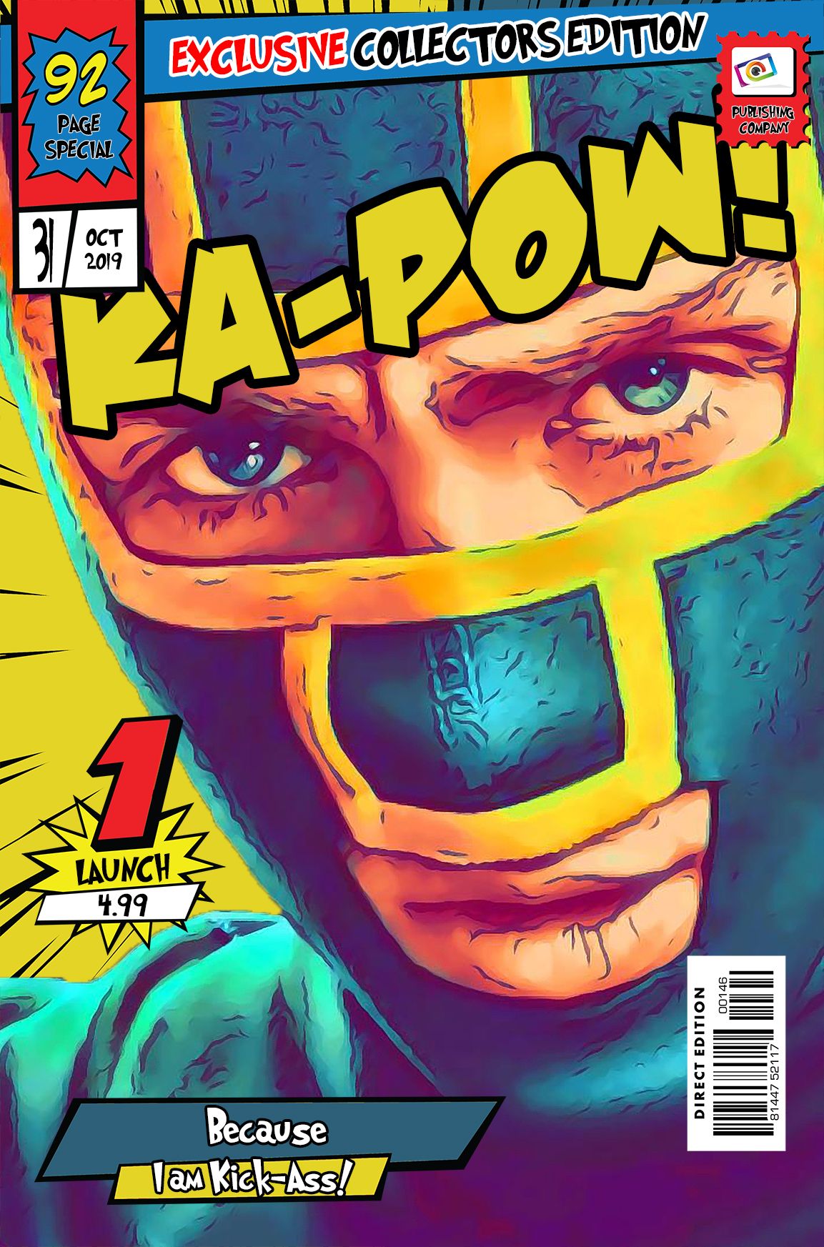 Kick-Ass — Comic Strip Canvas