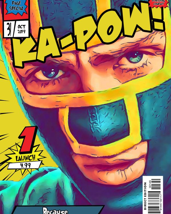 Kick-Ass — Comic Strip Canvas