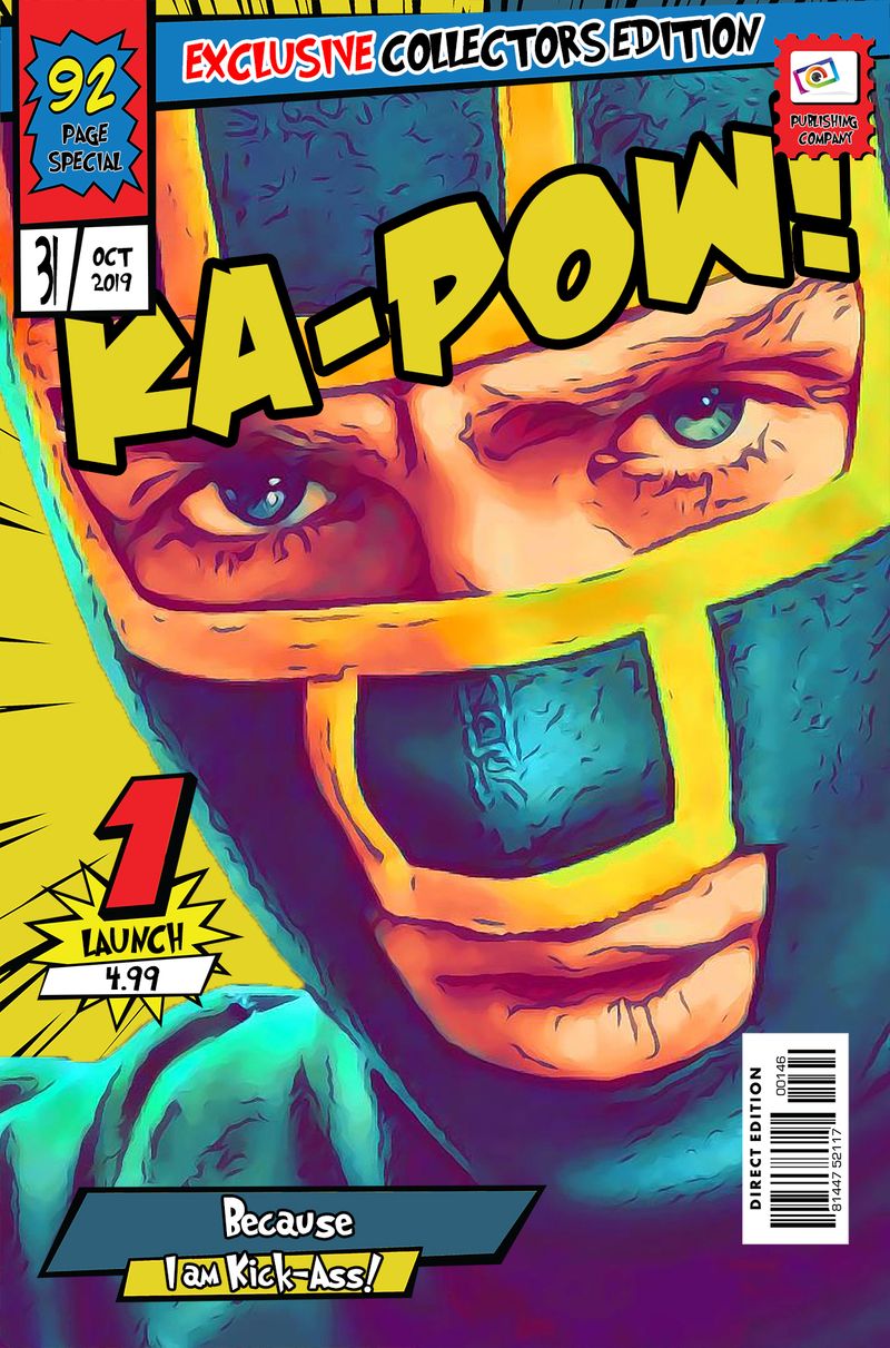 Kick-Ass — Comic Strip Canvas