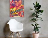 Marcellus Wallace lifestyle mockup — Comic Strip Canvas