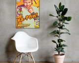 Ed Sheeran lifestyle mockup — Comic Strip Canvas