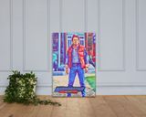 Marty McFly lifestyle mockup — Comic Strip Canvas