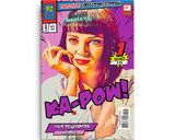 Mia Wallace lifestyle mockup — Comic Strip Canvas