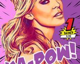 Kylie — Comic Strip Canvas