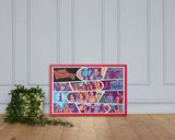 The Warriors lifestyle mockup — Comic Strip Canvas