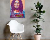 Bob Marley lifestyle mockup — Comic Strip Canvas