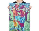 Bobby Moore & Pele lifestyle mockup — Comic Strip Canvas