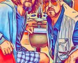 The Big Lebowski — Comic Strip Canvas