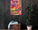 Marcellus Wallace lifestyle mockup — Comic Strip Canvas