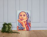 Ariana Grande lifestyle mockup — Comic Strip Canvas