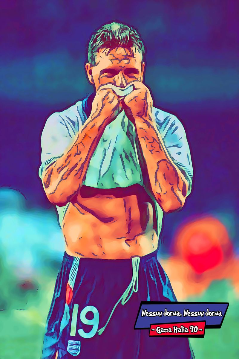 Gazza — Comic Strip Canvas